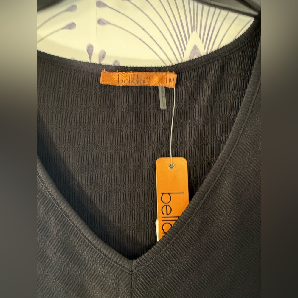 Black Top with Gold Accents - Picture 2 of 2